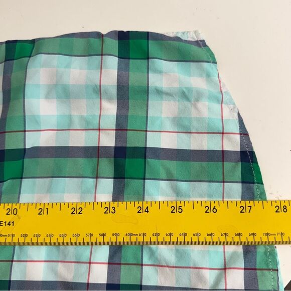Columbia PFG Super Bahama Aqua Plaid Shirt L - Picture 8 of 10